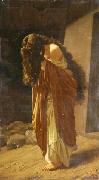 Antonio Ciseri Die busende Magdalena oil painting artist